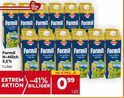 Billa Formil H-Milch Angebot