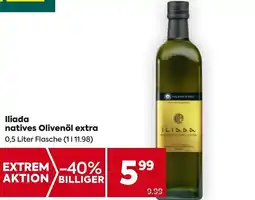 Billa Iliada natives Olivenöl extra Angebot