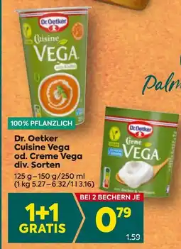 Billa Dr.Oetker Cuisine Vega od. Creme Vega Angebot