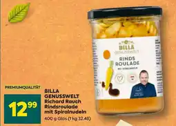 Billa Billa genusswelt richard rauch Rindsroulade mit Spiralnudeln Angebot