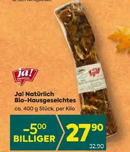 Billa Ja! Natürlich Bio-Hausgeselchtes Angebot