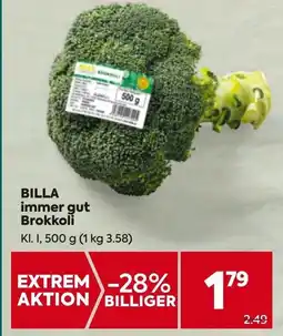 Billa Billa immer gut brokkoli Angebot
