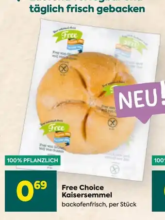 Billa Free Choice Kaisersemmel Angebot