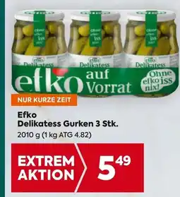 Billa Efko delikatess gurken Angebot