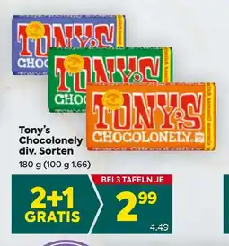 Billa Tony's Chocolonely Angebot