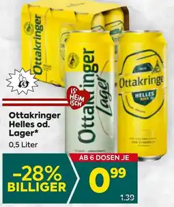 Billa Ottakringer Helles od. Lager Angebot