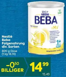 Billa Nestlé Beba Folgenahrung Angebot