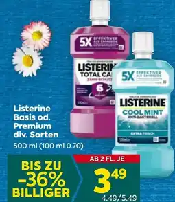 Billa LISTERINE Basis od. Premium Angebot