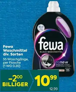 Billa Fewa Waschmittel Angebot