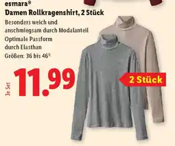 Lidl Damen Rollkragenshirt Angebot