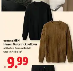 Lidl esmara MEN Herren Grobstrickpullover Angebot