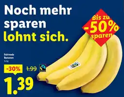 Lidl Fairtrade Bananen Angebot