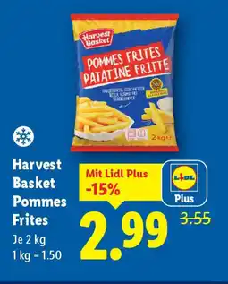Lidl Harvest basket pommes frites Angebot