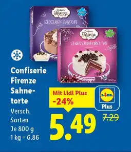 Lidl Confiserie Firenze Sahne torte Angebot