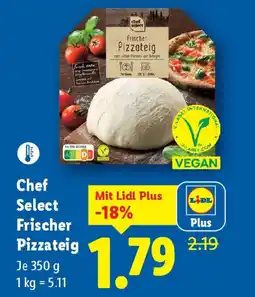 Lidl Chef Select Frischer Pizzateig Angebot