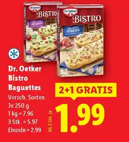 Lidl Dr. Oetker Bistro Baguettes Angebot