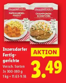 Lidl Inzersdorfer Fertig gerichte Angebot