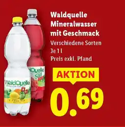 Lidl Waldquelle Mineralwasser mit Geschmack Angebot