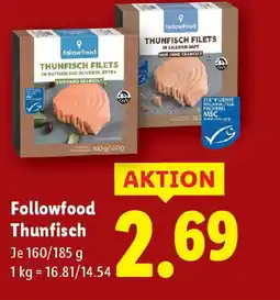 Lidl Followfood Thunfisch Angebot