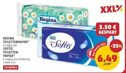 PENNY REGINA TOILETTENPAPIER od. SOFTIS TOILETTENPAPIER Angebot