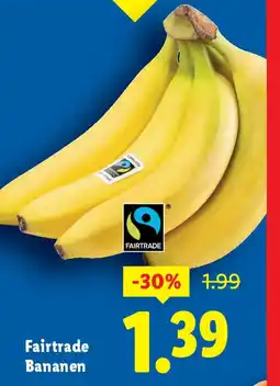 Lidl Fairtrade Bananen Angebot