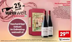 Interspar CVNE Vina Real Reserva 2018 Metalldose Angebot