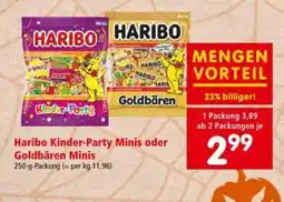 Interspar Haribo Kinder Party Minis oder Goldbären Minis Angebot