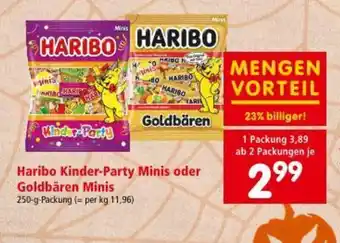 Interspar Haribo Kinder Party Minis oder Goldbären Minis Angebot