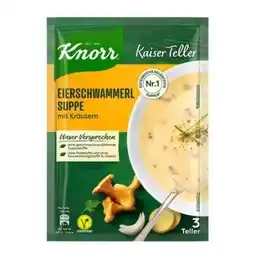 Billa Knorr Kaiserteller Eierschwammerlsuppe Angebot