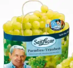 Billa SanLucar Trauben Angebot