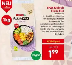 Interspar Spar klebreis sticky rice Angebot