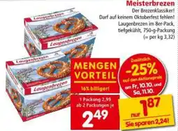 Interspar Meisterbrezen Angebot