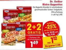 Interspar Dr. Oetker Bistro Baguettes Angebot