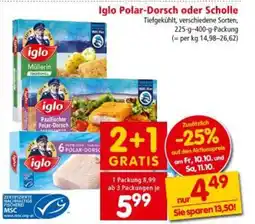 Interspar Iglo Polar Dorsch oder Scholle Angebot