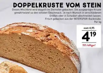 Interspar Doppelkruste vom stein Angebot