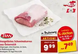 Interspar Ausgelöstes Schweinskarree aus Österreich Angebot