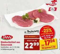 Interspar Rindsschnitzel aus Österreich Angebot