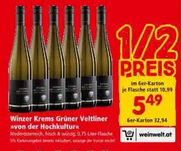 Interspar Winzer Krems Grüner Veltliner Angebot