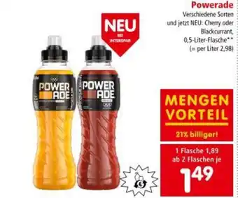 Interspar Powerade Angebot