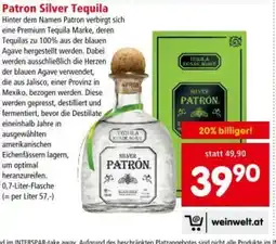 Interspar Patron Silver Tequila Angebot