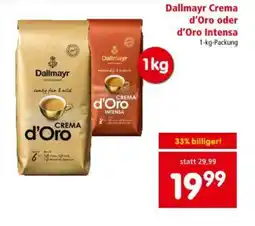 Interspar Dallmayr Crema d'Oro oder d'Oro Intensa Angebot