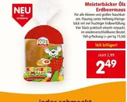 Interspar Meisterbäcker Ölz Erdbeermaus Angebot