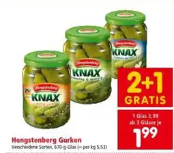 Interspar Hengstenberg Gurken Angebot
