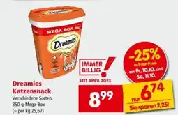 Interspar Dreamies Katzensnack Angebot