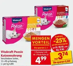 Interspar Vitakraft Poesie Katzennahrung Angebot