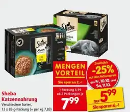 Interspar Sheba Katzennahrung Angebot