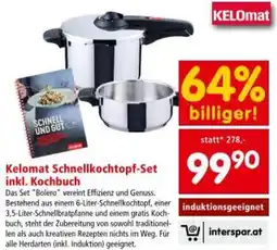 Interspar Kelomat Schnellkochtopf-Set inkl. Kochbuch Angebot