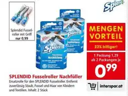 Interspar Splendid fusselroller nachfüller Angebot