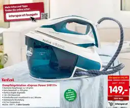 Interspar Tefal Dampfbügelstation Angebot