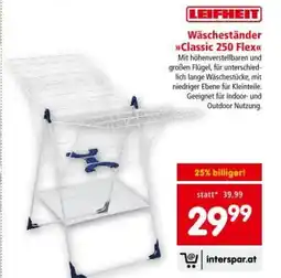 Interspar Wäscheständer Classic 250 Angebot